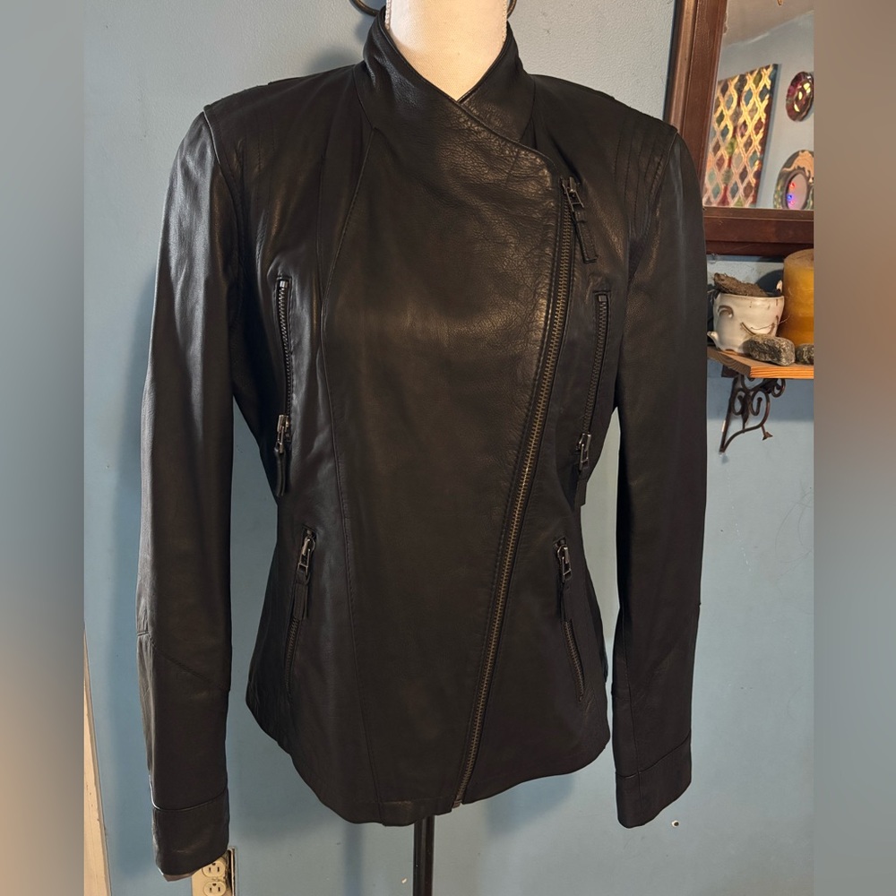 Wilson’s Leather, Black, Motorcycle Jacket